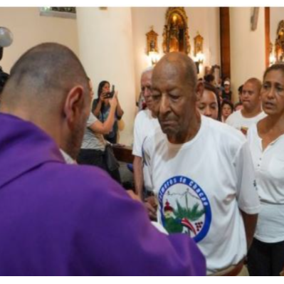 Palmeros de Chacao recibieron la bendición en la misa de envío