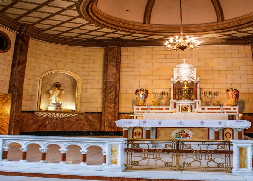 Lugar donde reposan los restos de la Madre Carmen Rendiles