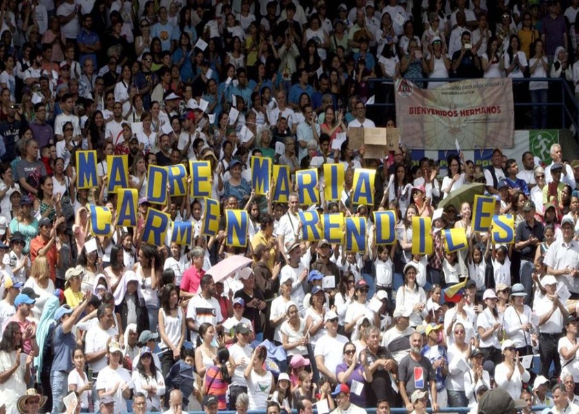 Ceremonia de Beatificacion Madre Carmen Rendiles
