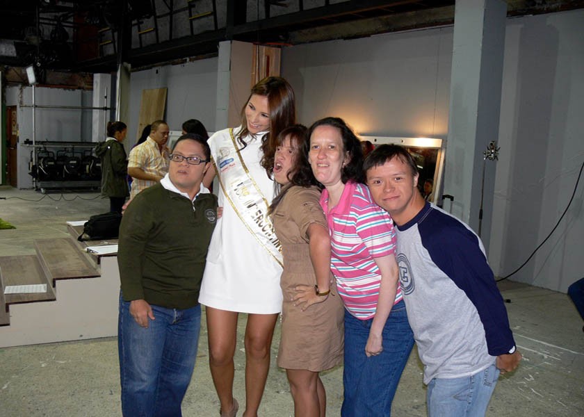 Grupo Madre Carmen tras de cámaras Calendario 2014