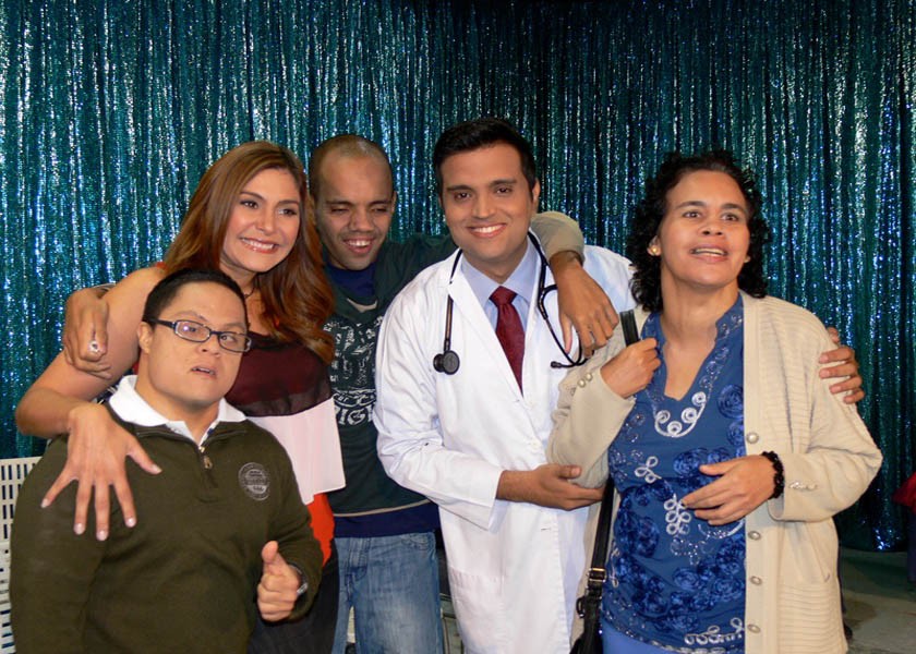 Grupo Madre Carmen tras de cámaras Calendario 2014