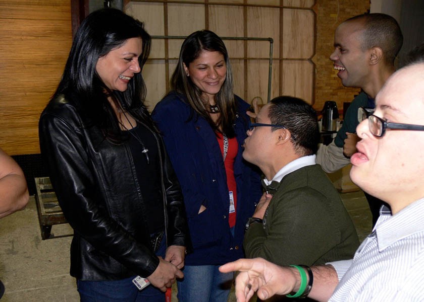 Grupo Madre Carmen tras de cámaras Calendario 2014